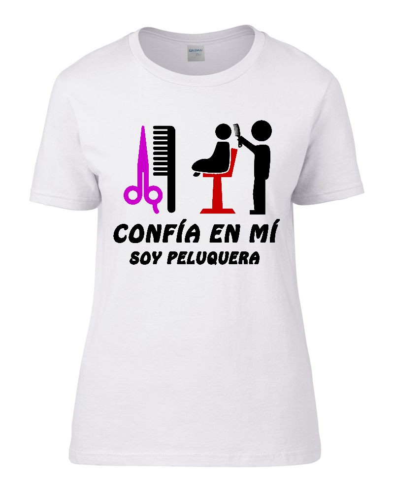 confia-peluquera-m-blanco G Confia en mi soy Peluquera - Imagen 1