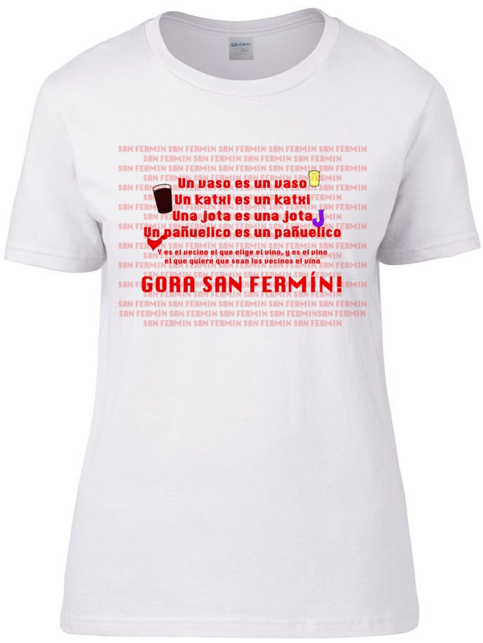 gora-san-fermin-3-m-blanco G Gora San Fermin 3 - Imagen 1